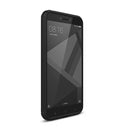 For Xiaomi Redmi 4X Brushed Carbon Fiber Texture Shockproof TPU Protective Cover Case (Black)