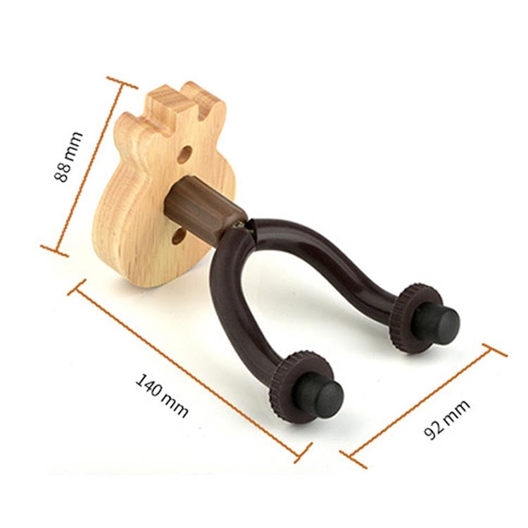 Original Wood Grain Guitar Ukulele Wood Wall Hook
