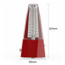 Piano Guitar Drum Violin Zither Universal Mechanical Metronome, Classic Version (Red)