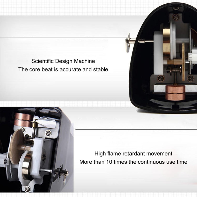 Piano Guitar Drum Violin Zither Universal Mechanical Metronome, Classic Version (Red)