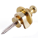 Guitar-Strap-Locks High Quality Guitar Chrome Bass Round Head Strap Locks