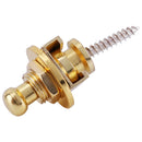 Guitar-Strap-Locks High Quality Guitar Chrome Bass Round Head Strap Locks