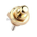 Guitar-Strap-Locks High Quality Guitar Chrome Bass Round Head Strap Locks