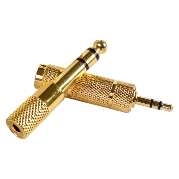 2 in 1 6.35mm to 3.5mm Stereo Audio Adapter Set