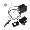 JOYO JE-303 Guitar Pickup 3-Band EQ Preamp Tuner Pickup Equalizer with Tuning Function(Black)