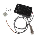 JOYO JE-307 Guitar Pickup 5-Band Equalizer Folk Guitar EQ Acoustic guitarra Pickup Preamp Electric Digital Tuner (Black)