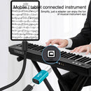 Type-C Female to MIDI Male Universal Adapter for Electronic Musical Instruments(Blue)