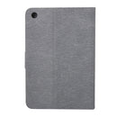 For iPad mini 3 Pressed Flowers Butterfly Pattern Horizontal Flip PU Leather Case with Magnetic Buckle & Holder & Card Slots & Wallet(Grey)