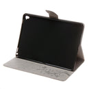 For iPad Pro 9.7inch Pressed Flowers Butterfly Pattern Horizontal Flip PU Leather Case with Magnetic Buckle & Holder & Card Slots & Wallet(Grey)