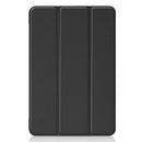 Custer Texture Horizontal Flip Smart PU Leather Case for iPad Mini 4 / Mini 5, with Sleep / Wake-up Function & Three-folding Holder (Black)