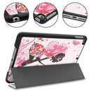 Fairy Girl Pattern Custer Texture Horizontal Flip PU Leather Case for iPad Mini 2019 / Mini 4 , with Three-folding Holder & Sleep / Wake-up Function