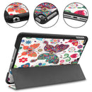 Buttery Pattern Custer Texture Horizontal Flip PU Leather Case for iPad Mini 2019 / Mini 4 , with Three-folding Holder & Sleep / Wake-up Function
