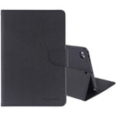GOOSPERY FANCY DIARY Horizontal Flip Leather Case for iPad Mini (2019), with Holder & Card Slots & Wallet (Black)