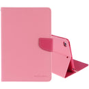 GOOSPERY FANCY DIARY Horizontal Flip Leather Case for iPad Mini (2019), with Holder & Card Slots & Wallet (Pink)
