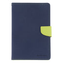 GOOSPERY FANCY DIARY Horizontal Flip Leather Case for iPad Mini (2019), with Holder & Card Slots & Wallet (Blue)
