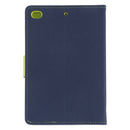 GOOSPERY FANCY DIARY Horizontal Flip Leather Case for iPad Mini (2019), with Holder & Card Slots & Wallet (Blue)
