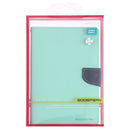 GOOSPERY FANCY DIARY Horizontal Flip Leather Case for iPad Mini (2019), with Holder & Card Slots & Wallet (Mint Green)