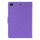 GOOSPERY FANCY DIARY Horizontal Flip Leather Case for iPad Mini (2019), with Holder & Card Slots & Wallet (Purple)