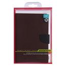 GOOSPERY FANCY DIARY Horizontal Flip Leather Case for iPad Mini (2019), with Holder & Card Slots & Wallet (Brown)