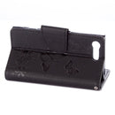 For Sony Xperia X Compact Butterflies Embossing Horizontal Flip Leather Case with Holder & Card Slots & Wallet & Lanyard(Black)