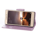 For Xiaomi Redmi 3 Pro / 3s Butterflies Love Flowers Embossing Horizontal Flip Leather Case with Holder & Card Slots & Wallet & Lanyard(Light Purple)