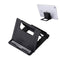 Universal Foldable Mini Phone Holder Stand, Size: 8.3 x 7.1 x 0.7 cm, For iPhone, Samsung, Huawei, Xiaomi, HTC and Other Smartphone, Tablets(Black)