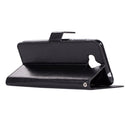 For Huawei Y5 (2017) Crazy Horse Texture Horizontal Flip Leather Case with Holder & Card Slots & Wallet & Photo Frame (Black)