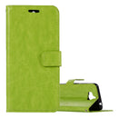 For Huawei Y5 (2017) Crazy Horse Texture Horizontal Flip Leather Case with Holder & Card Slots & Wallet & Photo Frame (Green)