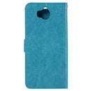 For Huawei Y5 (2017) Crazy Horse Texture Horizontal Flip Leather Case with Holder & Card Slots & Wallet & Photo Frame (Blue)