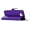For Huawei Y5 (2017) Crazy Horse Texture Horizontal Flip Leather Case with Holder & Card Slots & Wallet & Photo Frame (Purple)