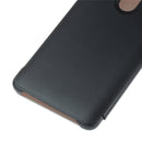 For Huawei Mate 9 Transparent Horizontal Flip Leather Case with Sleep / Wake-up Function(Black)