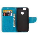 For Huawei nova Butterflies LOVE for Flowers Embossing Horizontal Flip Leather Case with Holder & Card Slots & Wallet & Lanyard(Blue)