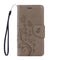For Sony Xperia XZ Butterflies Love Flowers Embossing Horizontal Flip Leather Case with Holder & Card Slots & Wallet & Lanyard(Grey)