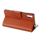 For Sony Xperia XZ Butterflies Love Flowers Embossing Horizontal Flip Leather Case with Holder & Card Slots & Wallet & Lanyard(Brown)