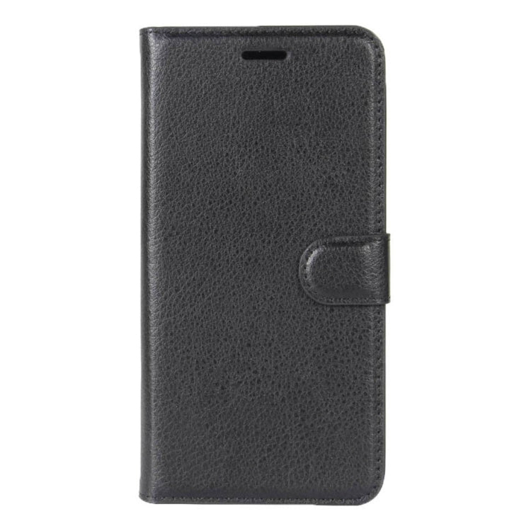 For LG Q6 Litchi Texture Horizontal Flip Leather Case with Holder & Card Slots & Wallet (Black)