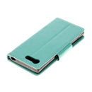 For Sony Xperia X Compact Butterflies Love Flowers Embossing Horizontal Flip Leather Case with Holder & Card Slots & Wallet & Lanyard(Green)