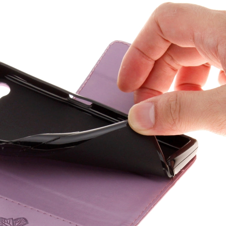 For Sony Xperia X Compact Butterflies Love Flowers Embossing Horizontal Flip Leather Case with Holder & Card Slots & Wallet & Lanyard(Green)