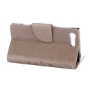 For Sony Xperia X Compact Butterflies Love Flowers Embossing Horizontal Flip Leather Case with Holder & Card Slots & Wallet & Lanyard(Light Brown)