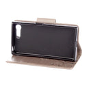 For Sony Xperia X Compact Butterflies Love Flowers Embossing Horizontal Flip Leather Case with Holder & Card Slots & Wallet & Lanyard(Light Brown)