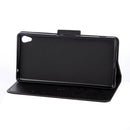 For Sony Xperia XA Ultra Butterflies Embossing Horizontal Flip Leather Case with Holder & Card Slots & Wallet & Lanyard(Black)