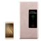 For Huawei P9 Horizontal Flip Leather Case with Touch Call Display ID & Sleep / Wake-up Function(Gold)
