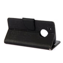For Motorola Moto G5 Plus Pressed Flowers Butterfly Pattern Horizontal Flip Leather Case with Holder & Card Slots & Wallet(Black)