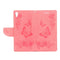 For Sony Xperia XA1 Pressed Flowers Butterfly Pattern Horizontal Flip Leather Case with Holder & Card Slots & Wallet(Pink)