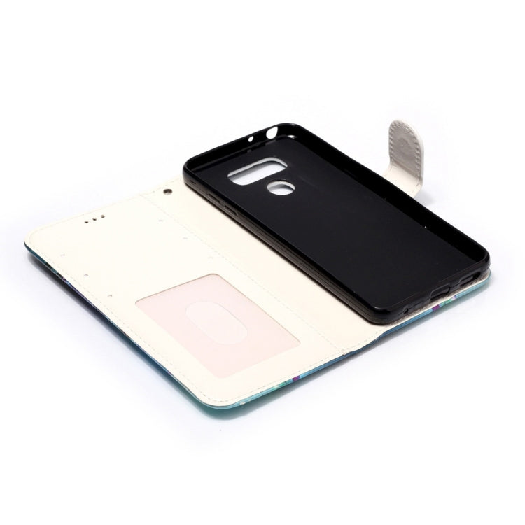 For LG G6 Gloss Oil Embossed Purple Butterfly Horizontal Flip Leather Case with Holder & Card Slots & Wallet & Photo Frame