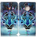 For Motorola Moto G5 Gloss Oil Embossed Wolf Pattern Horizontal Flip Leather Case with Holder & Card Slots & Wallet & Photo Frame