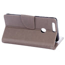 For Huawei Honor 8 Flowers Embossing Horizontal Flip Leather Case with Holder & Card Slots & Wallet & Lanyard(Grey)