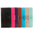 For Sony Xperia XA Ultra Flowers Embossing Horizontal Flip Leather Case with Holder & Card Slots & Wallet & Lanyard(Magenta)