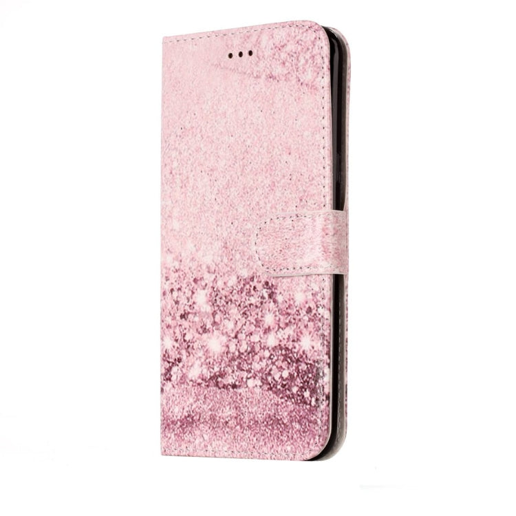 For Huawei P10 Rose Gold Pattern Horizontal Flip Leather Protective Case with Holder & Card Slots & Wallet