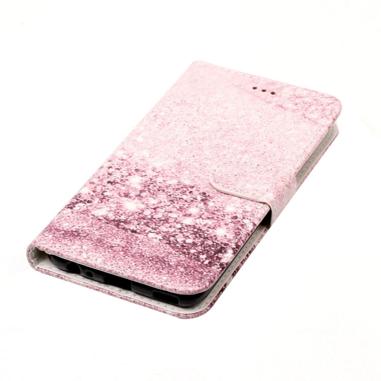 For Huawei P10 Rose Gold Pattern Horizontal Flip Leather Protective Case with Holder & Card Slots & Wallet