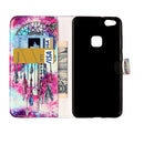 For Huawei P10 Lite Butterfly Bells Pattern Horizontal Flip Leather Protective Case with Holder & Card Slots & Wallet